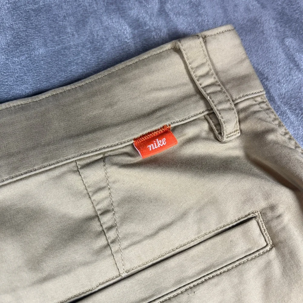 Nike Dri-FIT Mens Chino Golf Pants Khaki Tan Beige 32x32 Stretch Casual